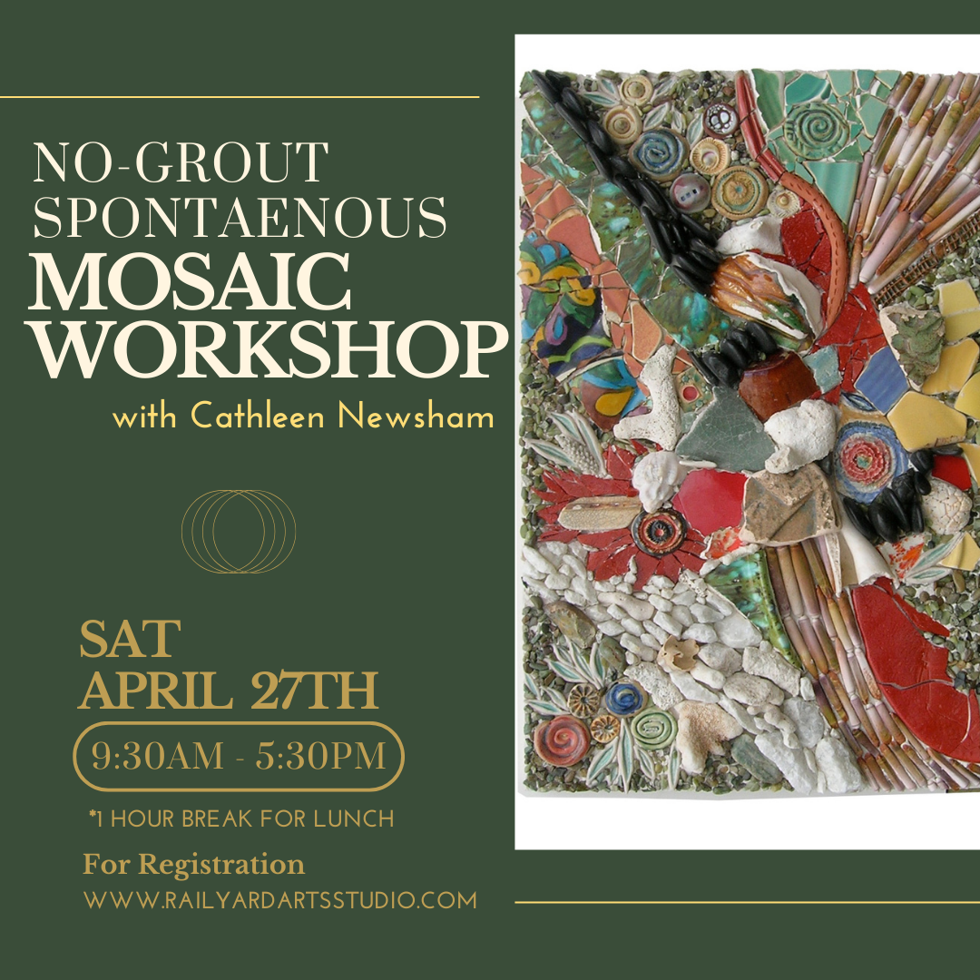 No-Grout Spontaneous Mosaic Workshop