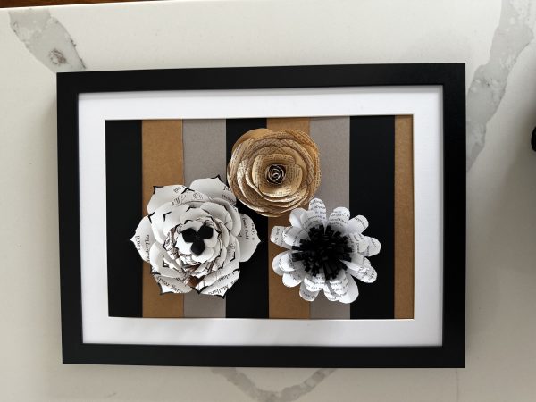 Framed Florals: Book Page Blossoms - Image 3