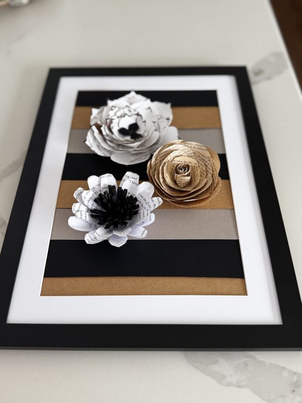 Framed Florals: Book Page Blossoms - Image 2