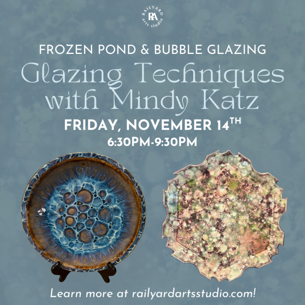 Glazing Techniques: Frozen Pond and Bubble Glazing - November