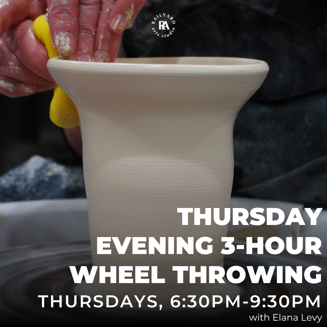 Thursday Evening 3-Hour Wheel Throwing - Winter 2026