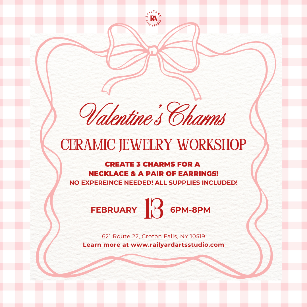 Valentine's Charms: Ceramic Jewelry Workshop