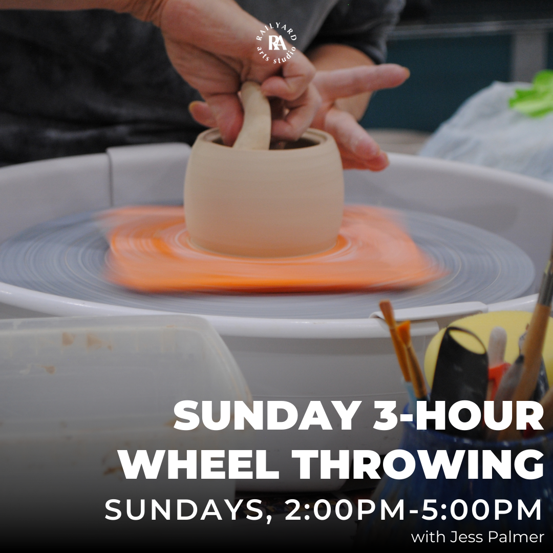 Sunday 3-Hour Wheel Throwing - Spring 1