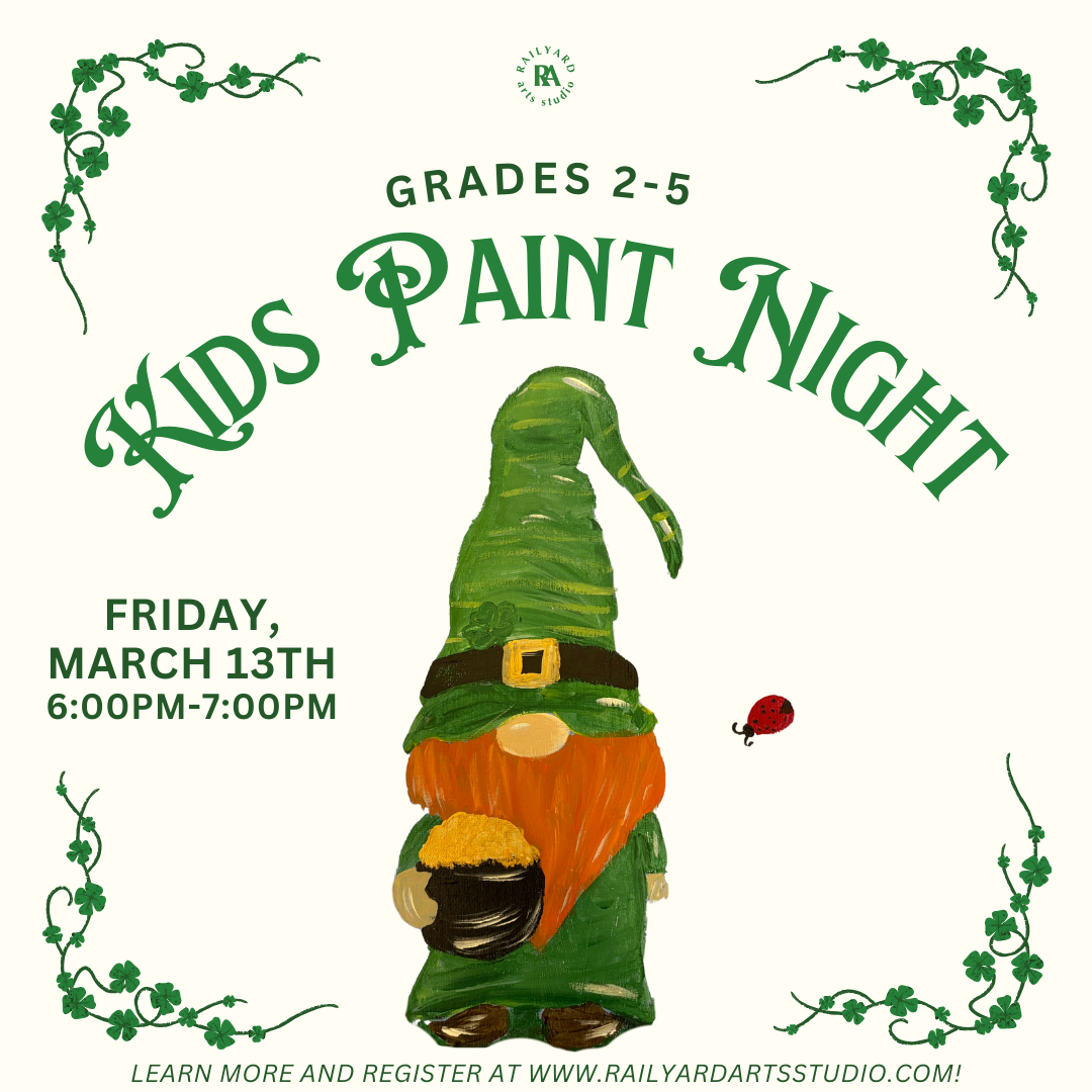 Kids' Paint Night: Paint a Gnome (Grades 2-5)