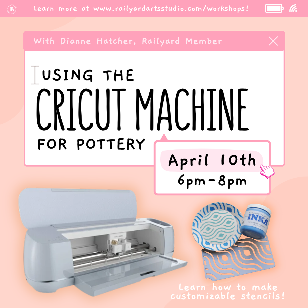 Using the Cricut Machine for Pottery