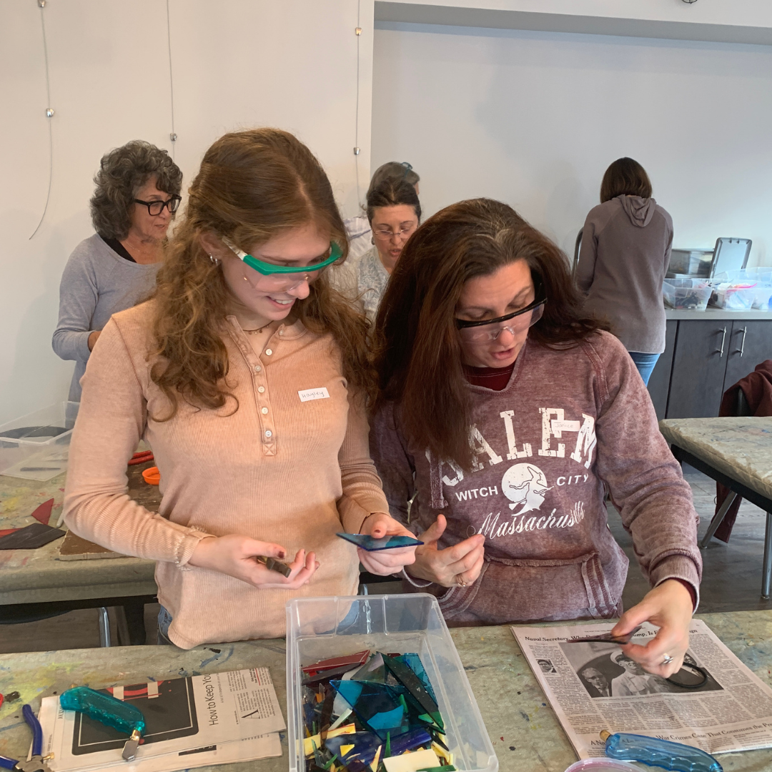Fused Glass Floral Window Charms - Image 2
