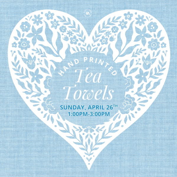 Hand Printed Tea Towels