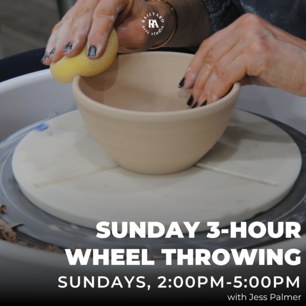 Sunday 3-Hour Wheel Throwing - Spring 2