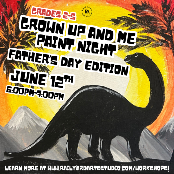 Grown up and Me Paint Night: Father's Day Edition