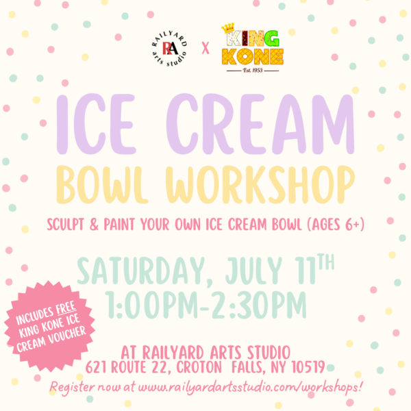 July King Kone x Railyard Arts: Ice Cream Bowl Workshop