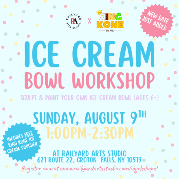 August King Kone x Railyard Arts: Ice Cream Bowl Workshop