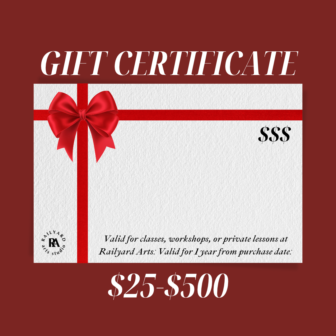 Railyard Arts Gift Certificate