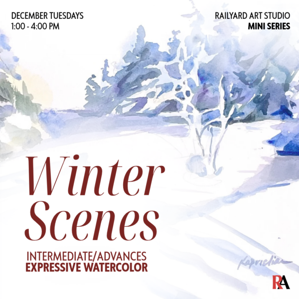 Expressive Watercolor – Winter Scenes (Intermediate/Advanced)